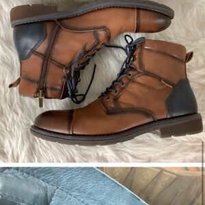 Pikolinos Men's Brown Leather Lace Up York Boots